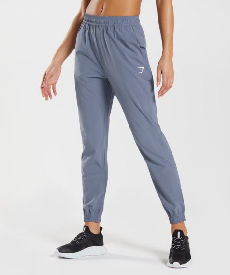 Women's Gymshark Training Woven Jogger Blue | NZ 9GAVEN